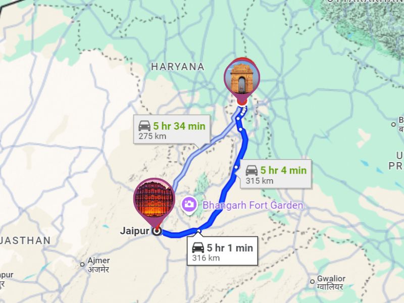 Carpooling from Delhi to Jaipur: The Smart and Eco-Friendly Travel Solution