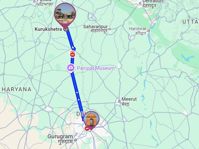 Carpooling from Delhi to Kurukshetra: A Sustainable and Cost-Efficient Travel Solution - RideOk.in