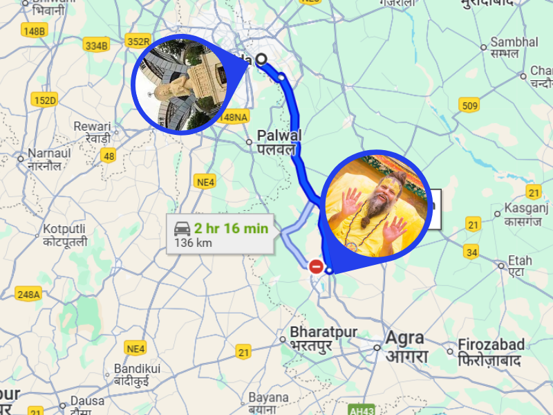 Carpooling from Noida to Vrindavan: A Spiritual and Sustainable Travel Choice 